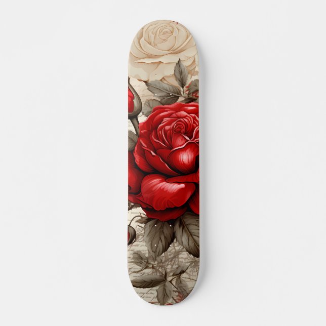 Skateboard Collage inspirado en negrita en el desenlace rosa  (Anverso )