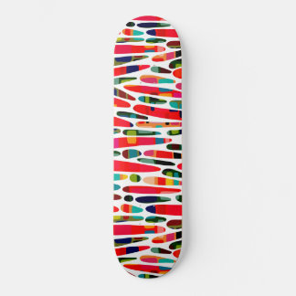 Skateboard Collaged Color Splash 150222