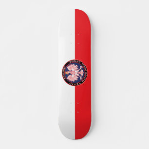 Skateboard Colonia de ciervos blancos de texana polaca