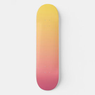Skateboard Color Amarillo Rosa