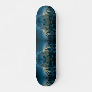 Skateboard color azul remolino