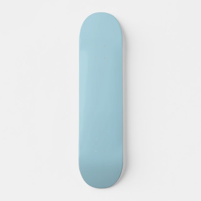 Skateboard Color claro azul sólido (Anverso )