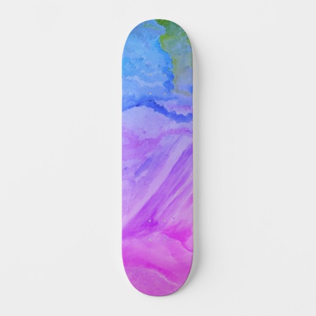 Skateboard Color del agua | Filtros de Miami | (Anverso)