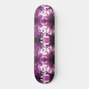 Skateboard color morado con blanco