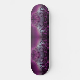 Skateboard color morado remolino
