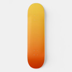 Skateboard Color Naranja Amarillo