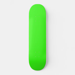 Skateboard color neón verde