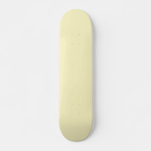 Skateboard Color sólido amarillo de mantequilla