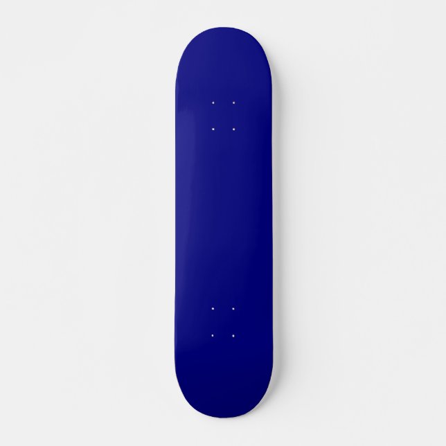 Skateboard Color sólido azul marino (Anverso )