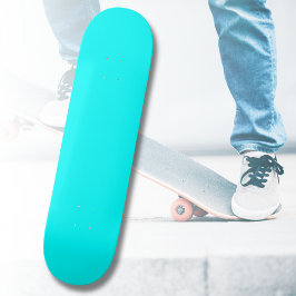 Skateboard Color sólido azul neón | Clásica