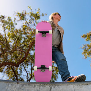 Skateboard Color sólido neón rosado Clásica