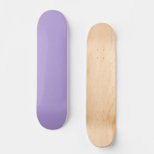 Skateboard Color Sólido Púrpura Pastel Claro