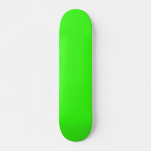 Skateboard Color sólido verde neón