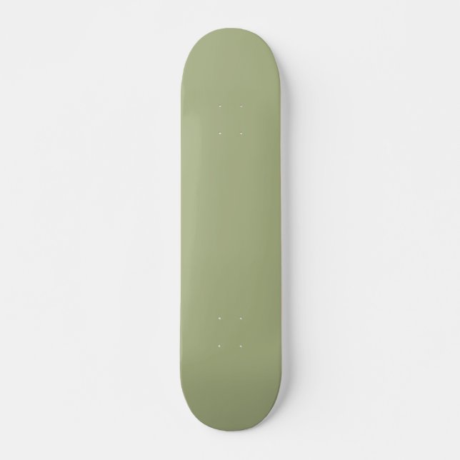 Skateboard Color sólido verde oscuro (Anverso )