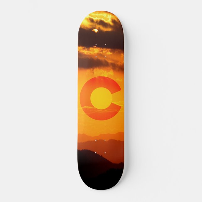 Skateboard Colorado Mountain Deck I (Anverso)