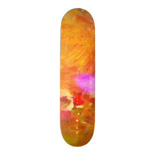 Skateboard coloree el amarillo inconsútil del fondo del arte,