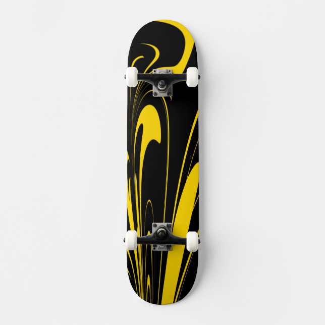 Skateboard Colores de abeja de burbujas (Anverso)