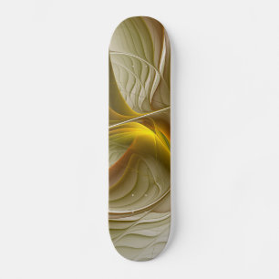 Skateboard Colores de Metales Preciosos, Arte Fractal Abstrac