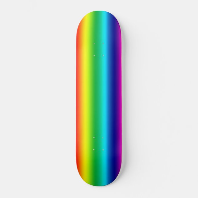 Skateboard Colores del arco iris (Anverso)