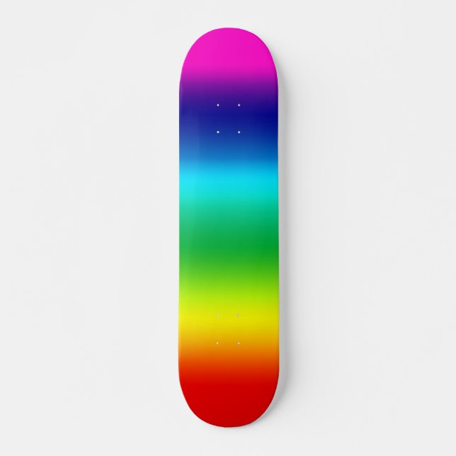 Skateboard Colores del arco iris (Anverso )