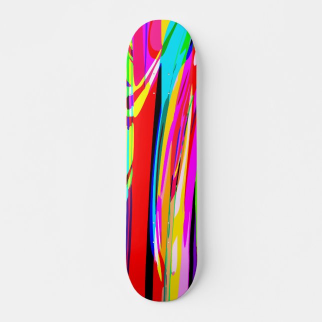 Skateboard Colores en cascada (Anverso )