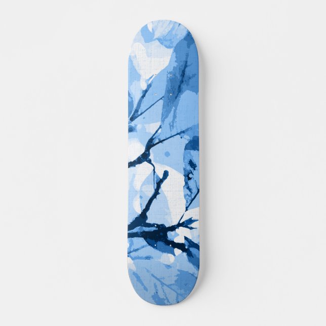 Skateboard Colores otoñales, hojas 4 (Anverso )
