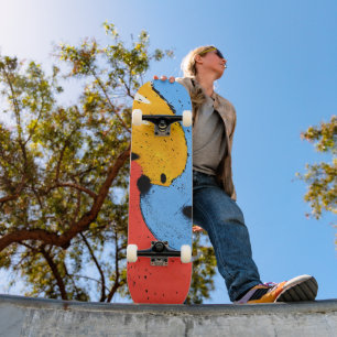 Skateboard colores rodados