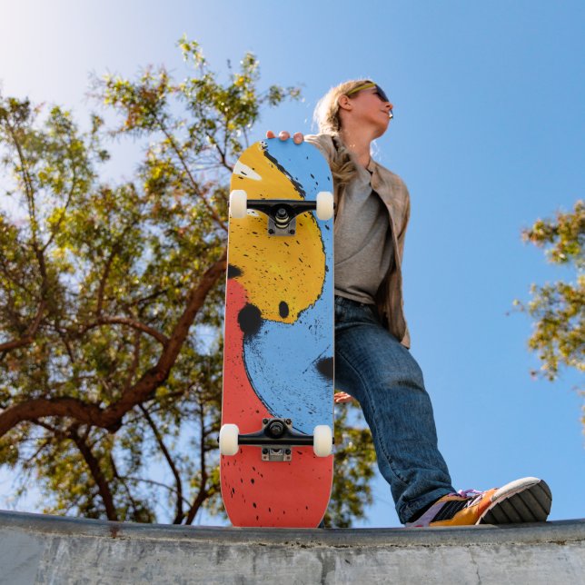 Skateboard colores rodados (Exterior 1)