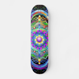 Skateboard Colores Universos de Mandala