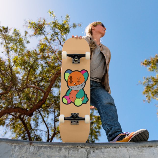 Skateboard Colorful bear (Exterior 1)