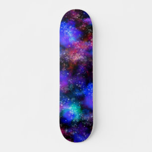 Skateboard Colorida Galaxia Espacio cósmico