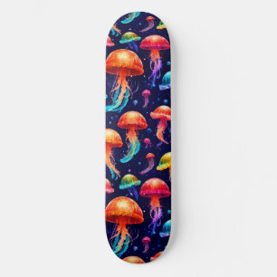 Skateboard Colorida medusa