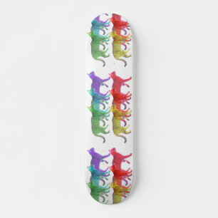 Skateboard Colorida multitud de gatos