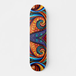 Skateboard Coloridas Y Vivas Bañeras