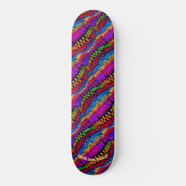 Skateboard Colorido (Anverso)