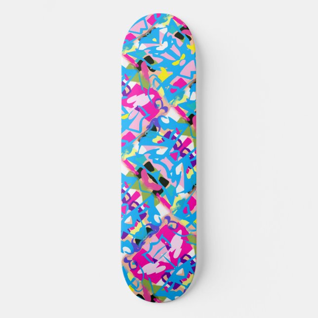Skateboard Colorido graffiti (Anverso)