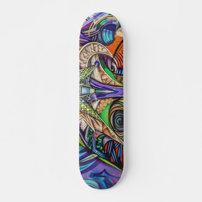 Skateboard Colorido graffiti (Anverso )