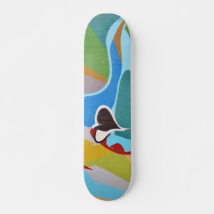 Skateboard Colorido graffiti arte cardíaco