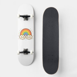 Skateboard Colorido orgullo arcoiris de Kawaii