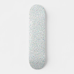 Skateboard Coloridos puntos de arcoiris