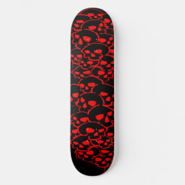Skateboard Columna De Graffiti De Skulls