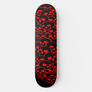 Skateboard Columna De Graffiti De Skulls