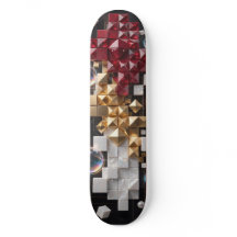Columna Mosaico Navideño Futurista 3D