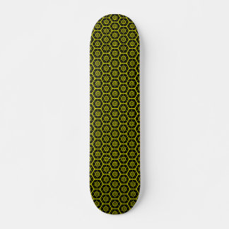 Skateboard Combo de mimbre - Negro y Amarillo
