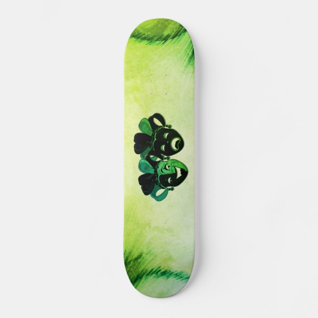 Skateboard Comedia y Tragedia Diseñan Teatro Verde (Anverso)