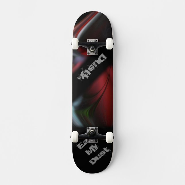 Skateboard Comer mi Personalizado de polvo (Anverso)