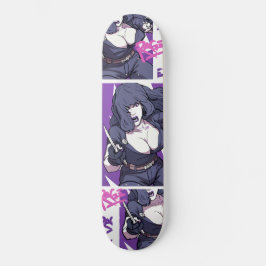 Skateboard Cómic Gráfico de Graffiti de la Heroína Rage Punk