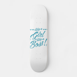 Skateboard Como un Chica, como una cubierta de patinaje para 