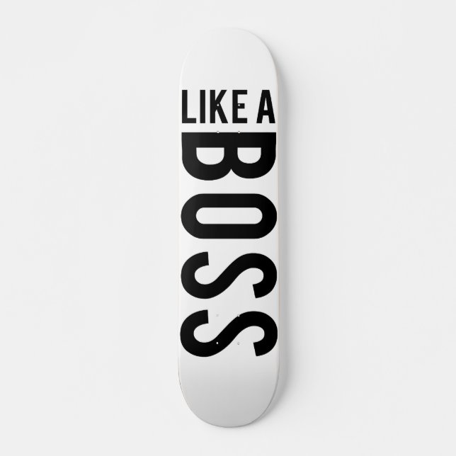 SKATEBOARD COMO UN JEFE (Anverso )