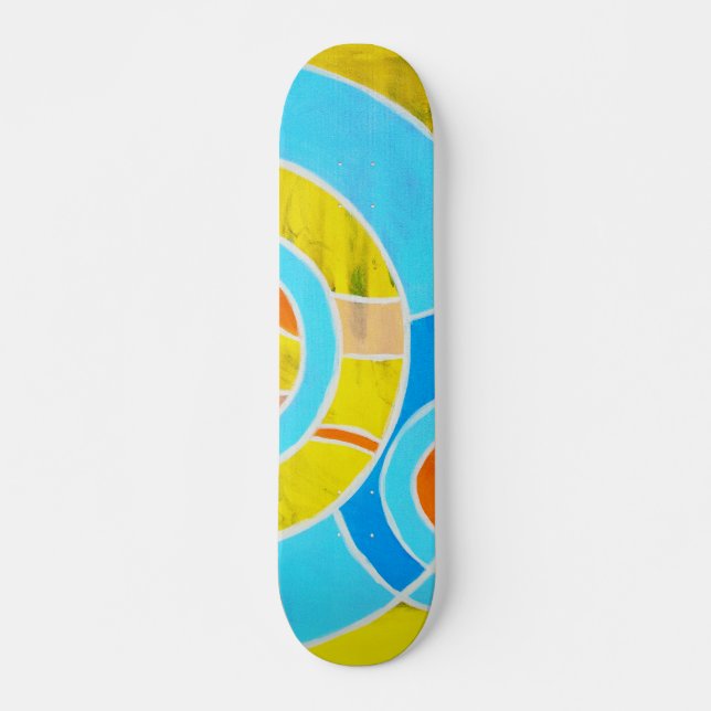 Skateboard Composición #23A de Michael Moffa (Anverso )